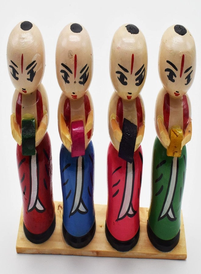 justhandmade Wooden Musical Band Set | Golu Bommai | Home Decor Showpiece | Gift (JHMMBS103) - Image 2